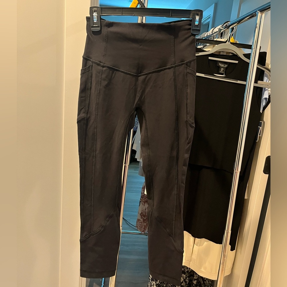 Black Cropped Lululemon Leggings